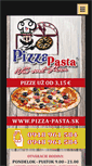 Mobile Screenshot of pizza-pasta.sk